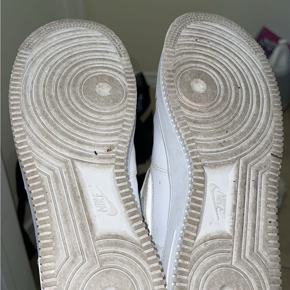 Men Nike shoes all White with Red size 8 - Picture 5 of 5